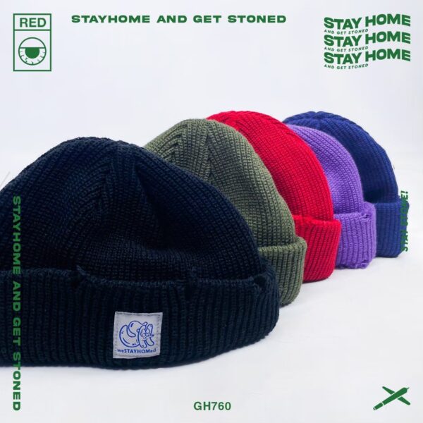 STAYHOME 經典毛帽 “Brain Stoned Beanie”