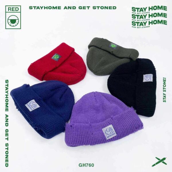 STAYHOME 經典毛帽 “Brain Stoned Beanie”：圖片 10