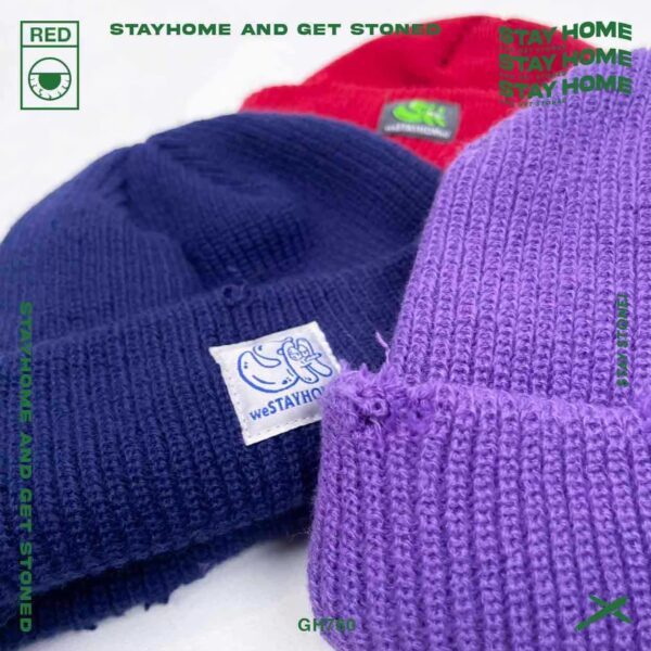 STAYHOME 經典毛帽 “Brain Stoned Beanie”：圖片 4