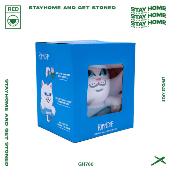 RIPNDIP Lord Nermal Ceramic Coin Bank 中指貓陶瓷存錢筒：圖片 2