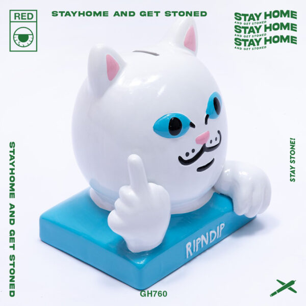 RIPNDIP Lord Nermal Ceramic Coin Bank 中指貓陶瓷存錢筒：圖片 3