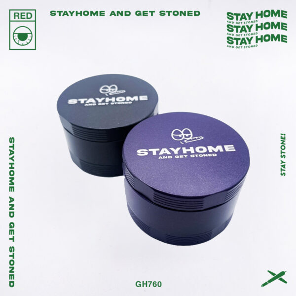 STAYHOME 63mm 陶瓷塗層 不沾黏 四層式研磨器 磨碎器 Grinder