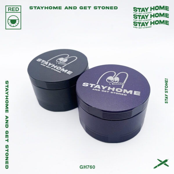 STAYHOME 63mm 陶瓷塗層 不沾黏 四層式研磨器 磨碎器 Grinder