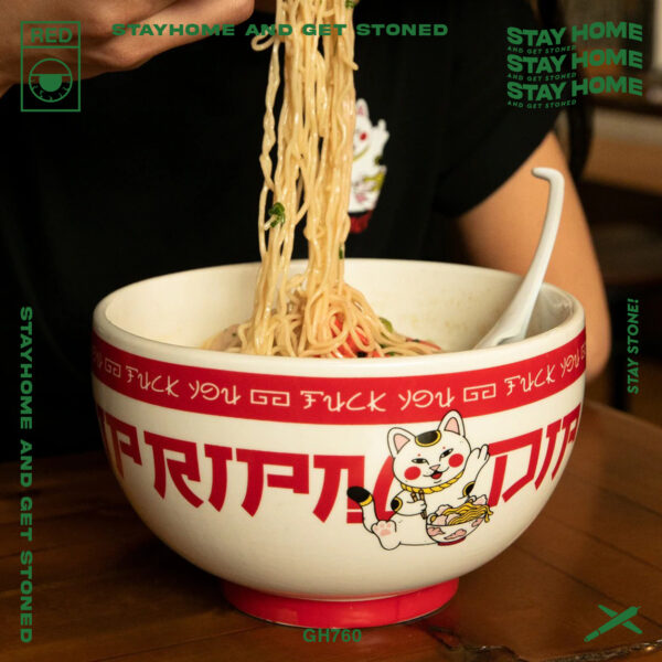 RIPNDIP 中指貓 Lucky Nerm Bowl 幸運A碗：圖片 2