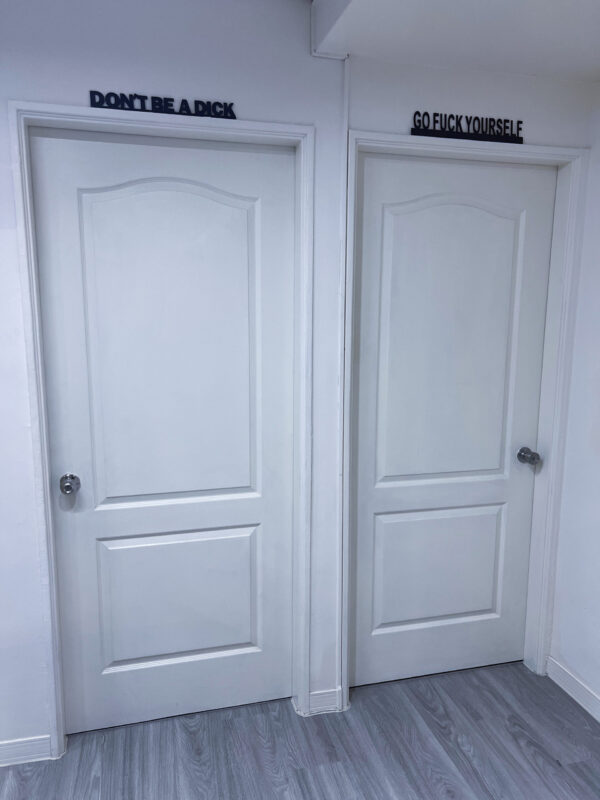 Door Sign Go fuck yourself 門框標語：圖片 3