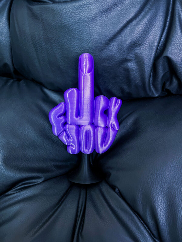FUCK YOU 辦公桌擺飾｜3D打印車內療癒造型小物／罵人裝飾擺件