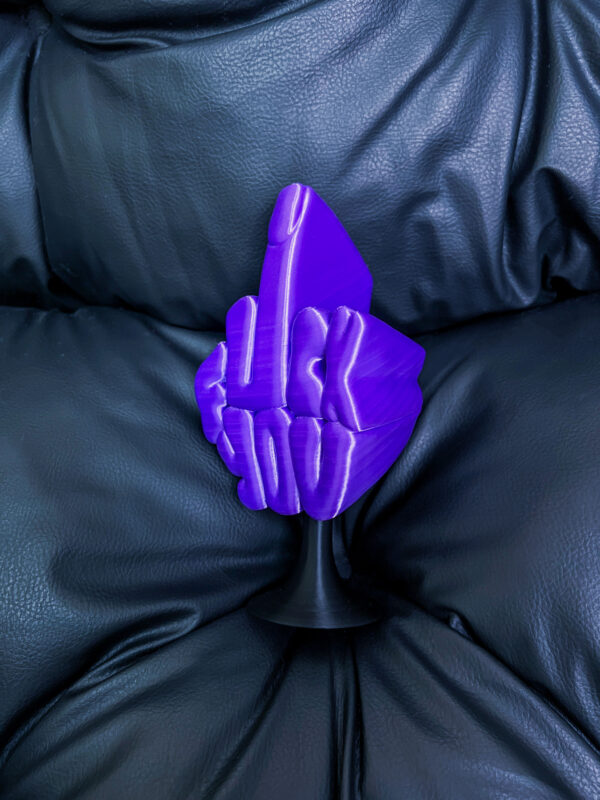 FUCK YOU 辦公桌擺飾｜3D打印車內療癒造型小物／罵人裝飾擺件：圖片 6