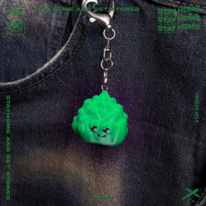 Funheart Studio 限量版 Lower Pop Keychain 鑰匙圈 - Sativa Pop & Indica Pop