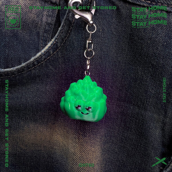 Funheart Studio Lower Pop Keychain Sativa Pop