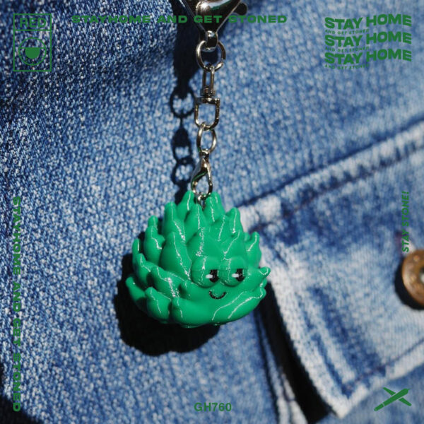 Funheart Studio Lower Pop Keychain Sativa Pop