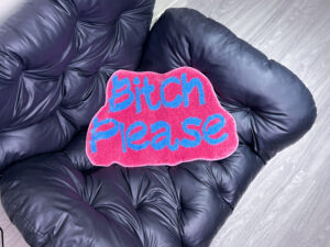 Bitch Please 植絨地墊