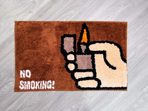 NO SMOKING 插畫地墊：圖片 5