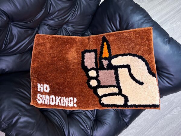 NO SMOKING 插畫地墊：圖片 6