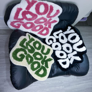 YOU LOOK GOOD 植絨質感地墊