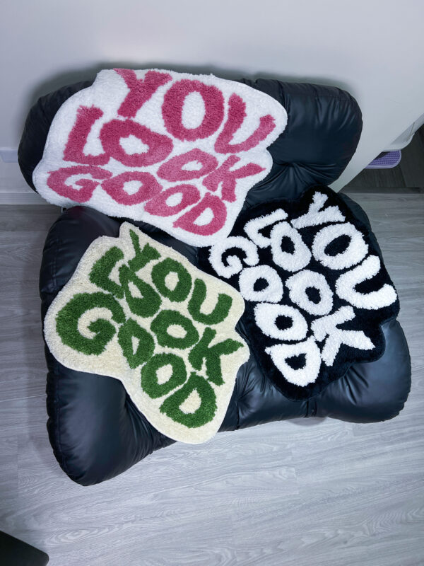 YOU LOOK GOOD 植絨質感地墊