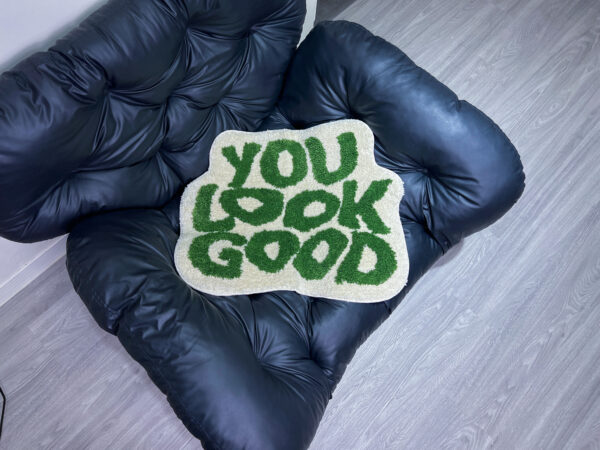 YOU LOOK GOOD 植絨質感地墊：圖片 6