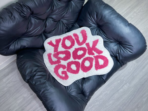 YOU LOOK GOOD 植絨質感地墊：圖片 5