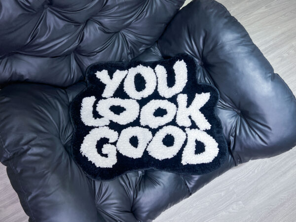 YOU LOOK GOOD 植絨質感地墊：圖片 4