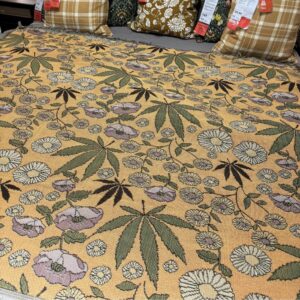 罌粟大麻花園地毯 STAYHOME