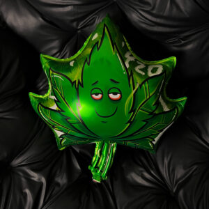 420 葉子慵懶臉氣球 STAYHOME